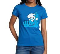 Spreadshirt The Smurfs Gift Jokey Smurf Women's T-Shirt Royal Blue