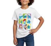 Spreadshirt The Smurfs Gift Tiles Kids' T-Shirt White