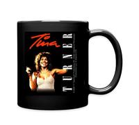 Spreadshirt Tina Turner with Microphone and Signature Coloured Mug