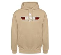 Spreadshirt Top Gun Fighter Logo Unisex Hoodie