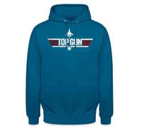 Spreadshirt Top Gun Fighter Logo Unisex Hoodie