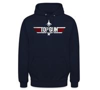 Spreadshirt Top Gun Fighter Logo Unisex Hoodie