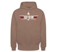 Spreadshirt Top Gun Fighter Logo Unisex Hoodie