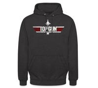 Spreadshirt Top Gun Fighter Logo Unisex Hoodie
