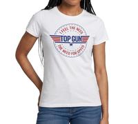 Spreadshirt Top Gun I Feel The Need for Speed Quote Women's T-Shirt, M, White