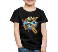 Spreadshirt Transformers Earth Spark Character Bumblebee Kids' Premium T-Shirt, 134/140 (8 Years), Black