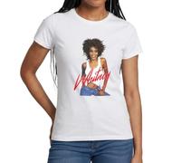 Spreadshirt Whitney Houston Photo with Pink Nameplate Women's T-Shirt
