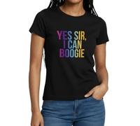 Spreadshirt Yes Sir I Can Boogie T-Shirt Women's T-Shirt Black
