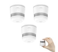 SPREADTRON Mini Smoke Alarm Detector,10-Year Battery Mini Fire Alarm, Standalone Photoelectric Fire Detector, CE Certified Smoke Detector with 3M Adhesive Tape, SP-ZR170S, 3-Pack…