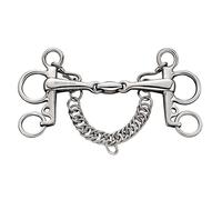 Sprenger Max Control Double Jointed Lozenge Correction Pelham Bit 125-145 42700