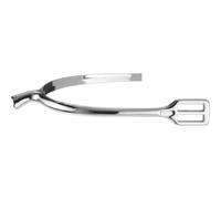 Sprenger Pony Spurs Neverrust Chrome Plated 15mm Flat End Without Rowel 47124