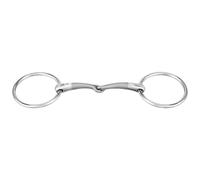 Sprenger Satinox Loose Ring Snaffle 12mm Stainless Steel Single Jointed 70mm Rin