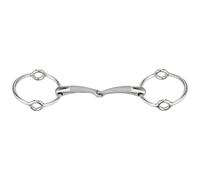 SPRENGER SATINOX Wind-Up Bridle 14 mm Simply Broken - Stainless Steel 135 mm Width