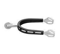 SPRENGER ULTRA FIT EXTRA GRIP Sporen mit Balkenhol Schlaufe, Edelstahl, 40, groÃŸes Ballrad (005)
