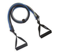 SPRI Resistance Band Kit 3-in-1 Exercise Cord | Easy Clip Bands, Comfort Foam Handles, Exercise Guide Included