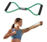 SPRI Ultra Toner Resistance Band Figure 8 Exercise Cord, Green, Light