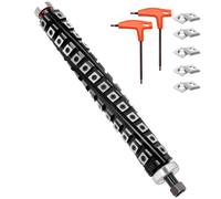 Sprial Helical Cutterhead for DeWalt DW735 DW735x Planer, 13 Inch Planer Helical Cutterhead with 4 Rows 56 Carbide Inserts and Pre Installed Bearing, Including 10 Spare Blades