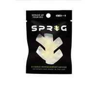 Sprig Cable Management Device for Cinema Cameras (1/4”-20, 6-Pack, Glow-in-The-Dark)