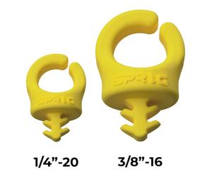 SPRIG Yellow Value Pack; 10x 1/4”-20 Sprigs + 5x 3/8”-16 Big Sprigs