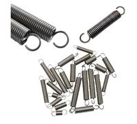 Spring 10Pcs Wire Dia 1.4mm Extension Tension Expansion Spring Outer Dia 8-14mm Length 30mm - 240mm Springs Steel Hook Spring DIY(60mm,13MM_1.4MM)