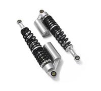 Spring 370mm Motorcycle Shock Absorber For ATV Quad Scooter Off-road Vehicle Rear Air Suspension Shocks Damper Replacement Motorbike Rear Absorber Replacement(Silver)