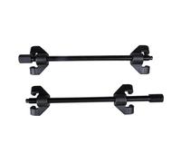 vidaXL Carbon Steel Auto Car Spring Coil Compressor Clamp Tool Set, 90-370 mm Opening Range, Durable Construction