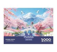 Spring Aesthetics Jigsaw Puzzles for Adults Interesting Puzzles 1000 Jigsaws Brain Challenge for Adults Gifts 70x50cm/1000pcs