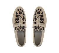Spring and Autumn Fashion Leopard Print Flat Women's Shoes Ladies Low Heel Comfortable Casual Shoe Ladies Loafers Womens Shoes Casual Wedge Sandals Khaki