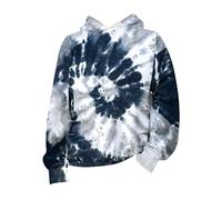 Spring and Autumn New Children's Tie Dye 3D Printed Hoodie Pullover Sweatshirt Clothes for Teenager Girls White