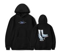 Spring And Autumn Sinjin Drowning Merch Hoodie Long Sleeve Top Streetwear Sweatshirt Hip Hop Sweatshirt For Men Women(Color:5,Size:S)