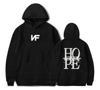 Spring And Autumn Unisex NF Hope Merch Hoodie Hip Hop Long Sleeve Hoodie Sweatshirt Streetwear Hoodie(White,S) (Color : 1, Size : XS)
