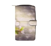 Spring And Flower Wallet Multifunctional Leather Wallets for Men Compact Long Wallet Credit Card Holder Passport Bag