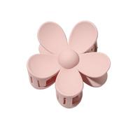 Spring and summer candy color hairpin, sweet flower grab clip hairpin, fresh disc hair accessories (2 packs) (Frosted Big Flower Hairpin - Meat Powder)
