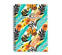 Spring and Summer Floral Journal 2026 A5 To Do List Notebook Calendar 2026 Diary Mens Planner Diary Journal for Homework Week To View Monthly Year Planner with Dotted Line Note Page Slim