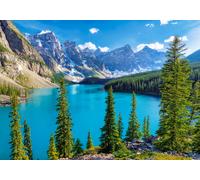 Spring at Moraine Lake, Canada
