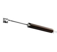 Spring Automatic Door Closer Overhead Door Closer Soft Closing Device Adjustable Buffer Force(Brown)