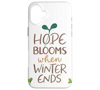 Spring Awakening Hope Blooms When Winter Ends Journey Case for iPhone 16 Plus