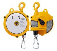 Spring Balancer Retractable, Adjustable Spring Balancer Self Locking Hanging Tension Retractor Tool, Spring Balancer with Hook and 1.5m Wire Rope for Hanging Heavy Objects(1-3kg)