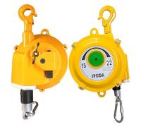 Spring Balancer Retractable Tool Holder with Self-locking Hook and 1.5m Wire Rope Adjustable Retractor Hanging Holding Equipment for Tool Hanging and Fixed(15-22kg)
