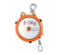 Spring Balancer, Spring Balancer Tool Holder, 1.5m Adjustable, Aluminum Alloy, Wire Rope Hook, 1-60 kg(3-5 Kg)