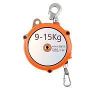 Spring Balancer, Spring Balancer Tool Holder, 1.5m Adjustable, Aluminum Alloy, Wire Rope Hook, 1-60 kg(9-15 Kg)