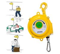 Spring Balancer, Tool Balancer Holder-Adjustable Load Weight, Tool Fixtures Holder Hanging for Assembly-line Retractable, Hanging Fixed, Various Specifications(15-22kg)