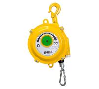 Spring Balancer, Tool Balancer Holder Retractable Wire Rope for Hanging Objects, Self-locking Retractor Adjustable Load Weight, Steel Shell, Durable(15-22kg)
