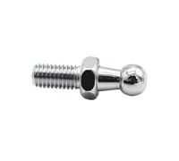 Spring Ball Head Galvanized Steel Ball Stud Bolt 10mm Ended Bolt M6/M8 Ball Head Screws for Car Gas Struts Ball Ended Bonnet 5pcs(M8)