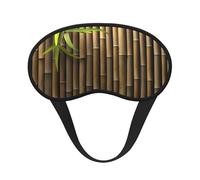 Spring Bamboo Print Sleep Mask, Eye Sleeping Mask for Women and Men for Total Darkness, Reduces Puffy Eye Mask