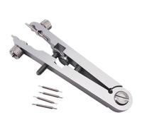 Spring Bar Tweezer Tool Aluminum Alloy Spring Plier Tweezer | Watch Band Tool with Pins Maintenance Kit Link Removal for Wrist Clock Repair, Wrist Clock Maintenance