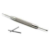 Spring bars and tool 14 mm, 16 mm, 18 mm, 19 mm, 20 mm, 21 mm, 22 mm - 28 mm stainless steel (diameter 1.5 mm) for watches and bracelets, 18mm,