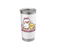Spring Besties Kawaii Duck & Chick Easter Eggs Cute Cartoon Stainless Steel Insulated Tumbler