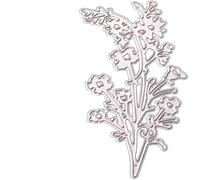 Spring Bloom Flower Cutting Dies for Card Making，Cutting Dies Cut Stencils for DIY Scrapbooking Photo Album Decorative Embossing Paper Dies for Card Making Templated+Cute Brooch Pin