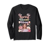 Spring Bloom Muse Floral Aesthetic Art Long Sleeve T-Shirt